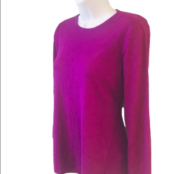 Alfani Rich Purple Sweater - Picture 4 of 6
